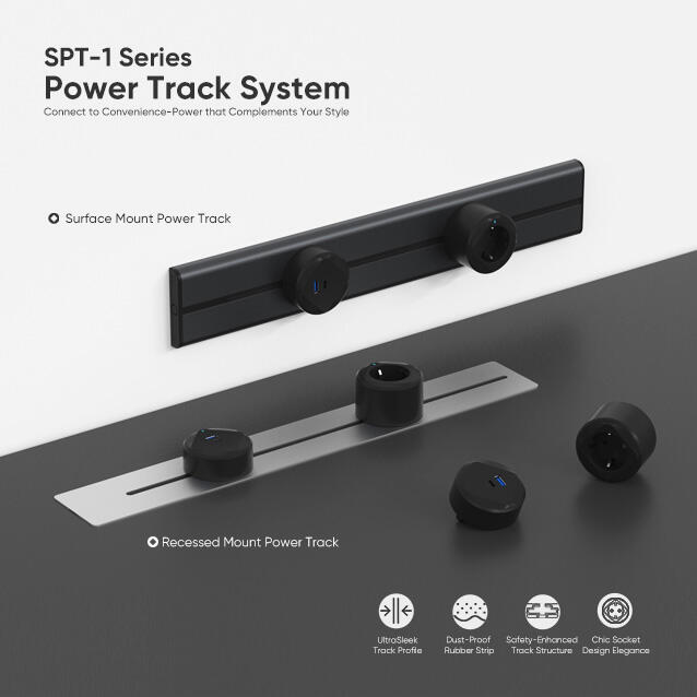 SPT-1 series Power Track System: Power Up Your Space with Style.