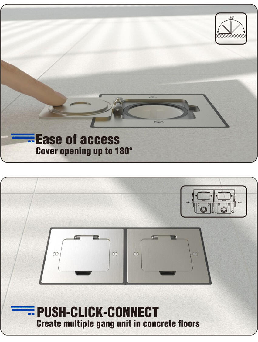 SOP-1 Flip-Up Mini Floor Socket factory