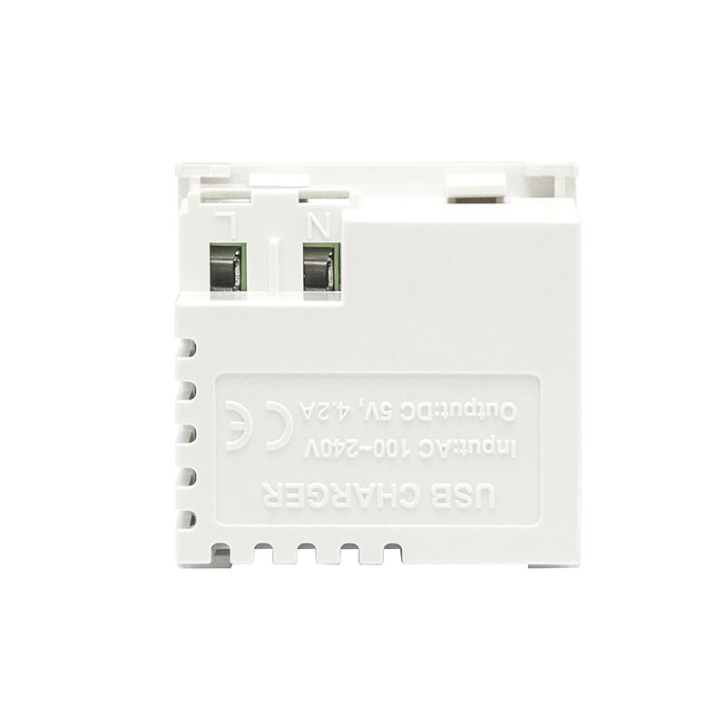 Modulaire Steekdoos Dubbele Poort Type A+C 21W (totaal) USB Oplader F21-C6