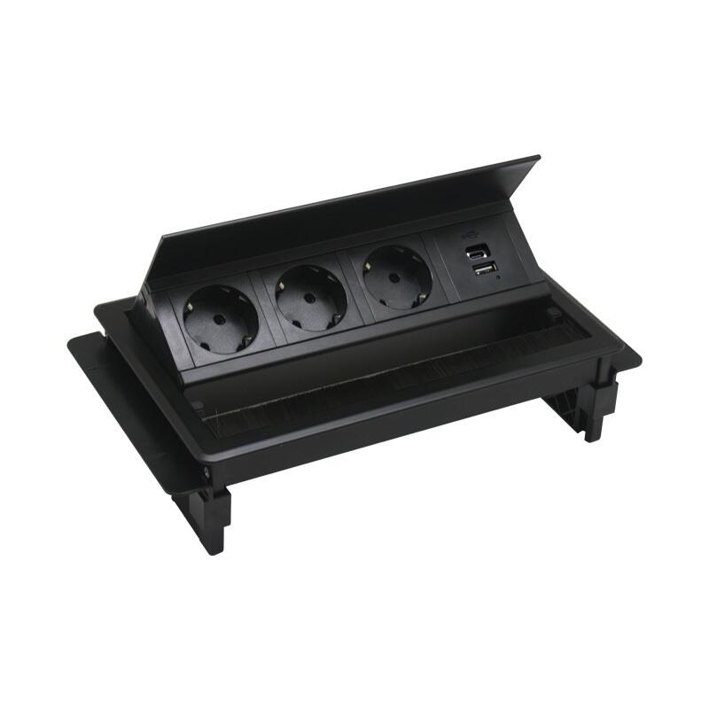 STS-250 Integrated Flip-Up Desk Outlet