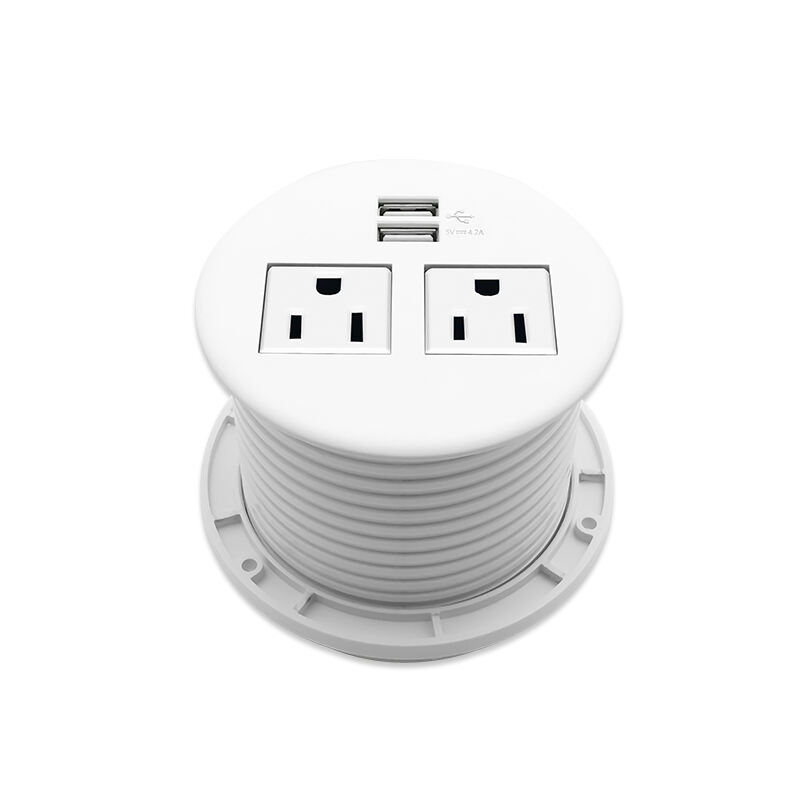 STS-R90 Dubbele Poort Usb Oplader Type A+A, 4.2a
