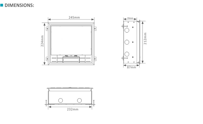 SCF-245C Series Integrated Floor Outlet Boxes factory