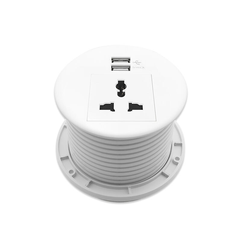 STS-R90 Dubbele Poort Usb Oplader Type A+A, 4.2a