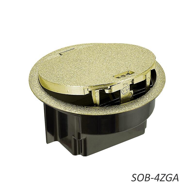 SOB-4ZGA Series IP65 Waterproof Floor Outlet Boxes