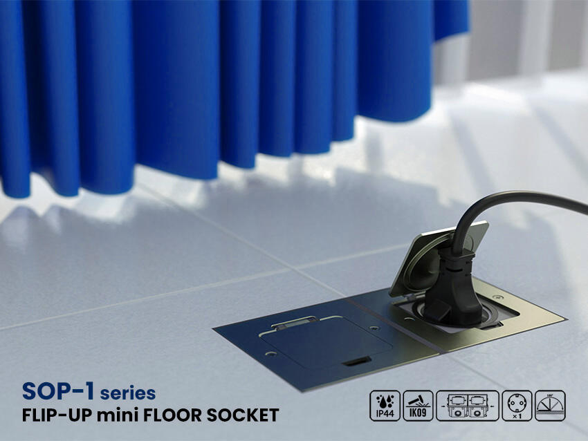 SOP-1 Flip-Up Mini Floor Socket factory