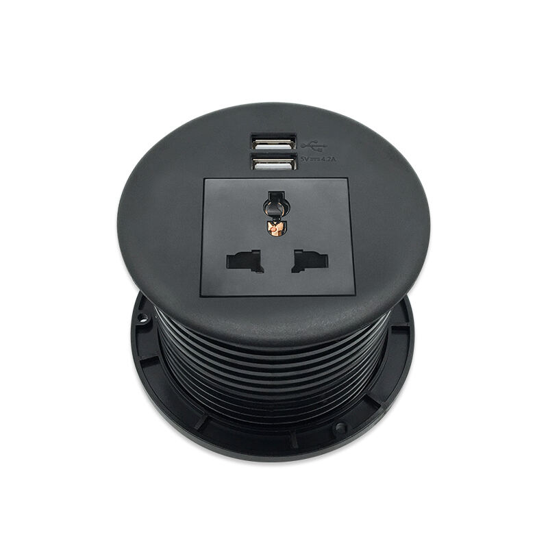 STS-R90 Dubbele Poort Usb Oplader Type A+A, 4.2a