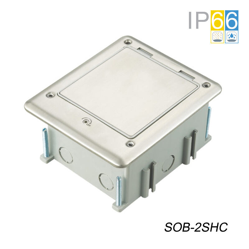 SOB-2SC Series IP66 Waterproof Floor Outlet Boxes