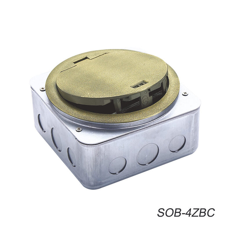 SOB-4ZBC Series IP65 Waterproof Floor Outlet Boxes