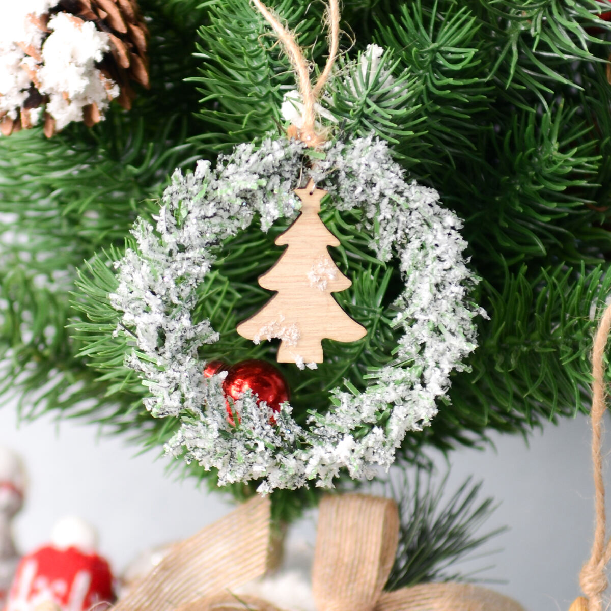 Mini Kransa Julgran Hängande Ornamang