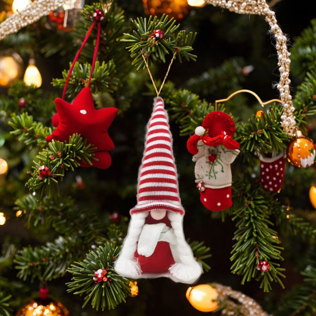 Handmade Xmas Gnome Scandinavian Elf Doll Decor Ornaments