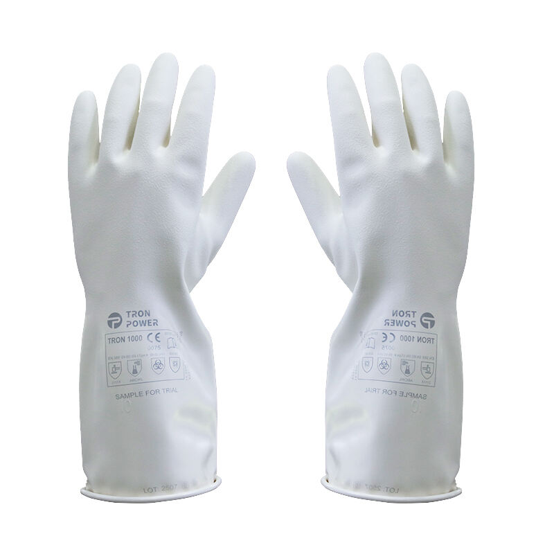 Luvas TRON 2000 de Polietileno Clorossulfonado Resistentes a Oxidação e UV Resistente ao Calor