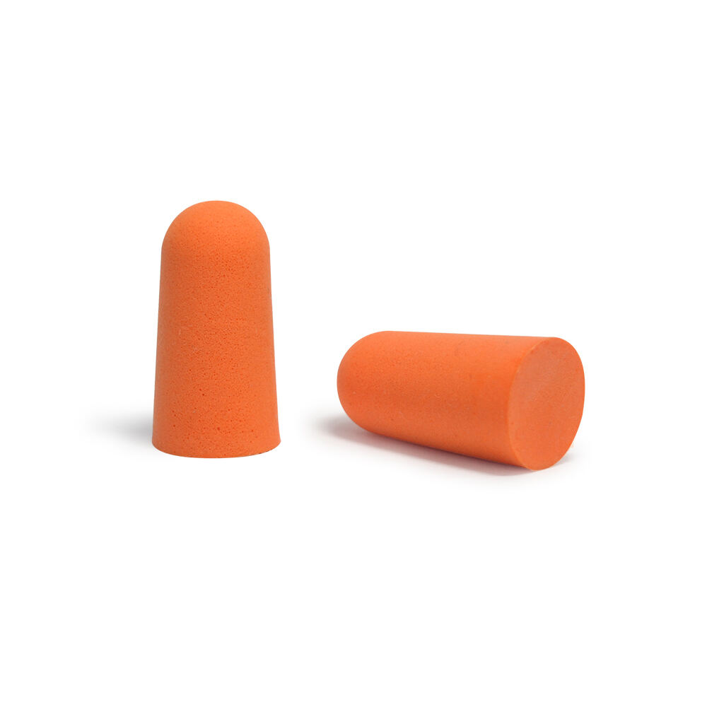 Noise Cancelling Nylon  PVC Cord Earplugs Slow Rebounded PU Foam Safety Hearing Protection