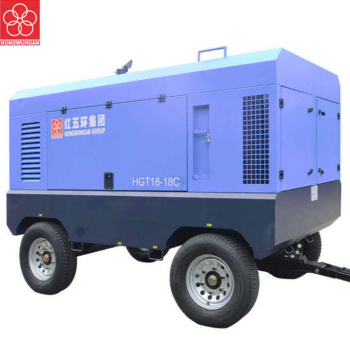 Screw Air Compressor HGT18-18C 13Bar Mobile Air Compressor