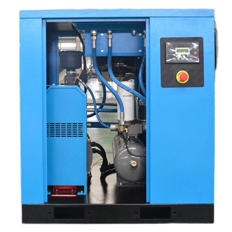 7.5kw Screw Air Compressor Professional Electrical Single Industrial 