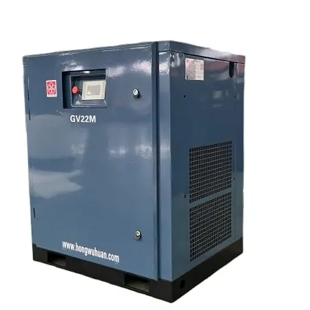 Compresor de aer HongWuHuan GV22 120.1cfm 8bar 22kw eficient energetic