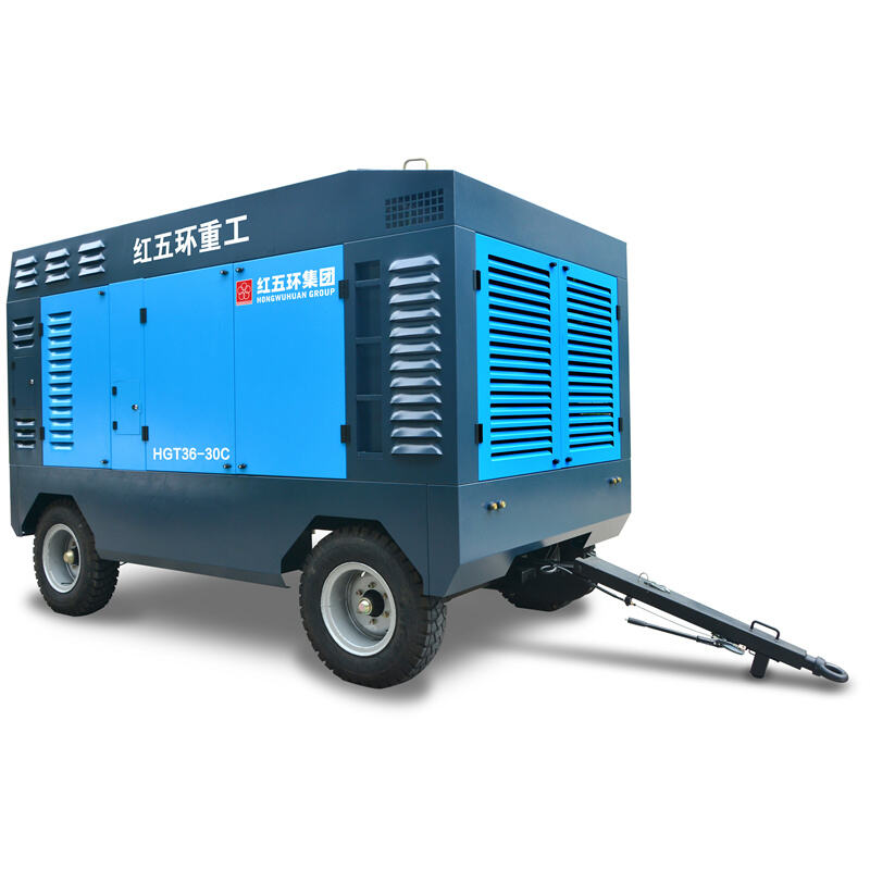 1300 CFM Towable Diesel Air Compressor Diesel HGT36-30C