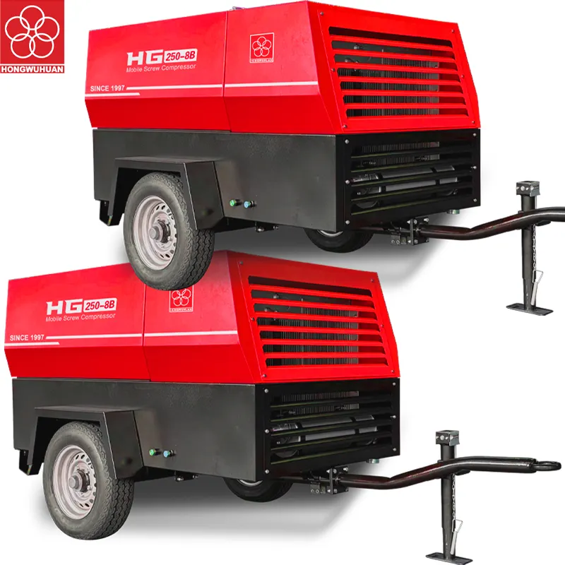 Como os compressores a diesel são usados na mineração e construção