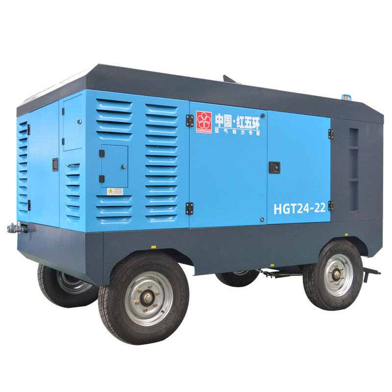 850 CFM Towable Diesel Air Compressor HGT24-22Y