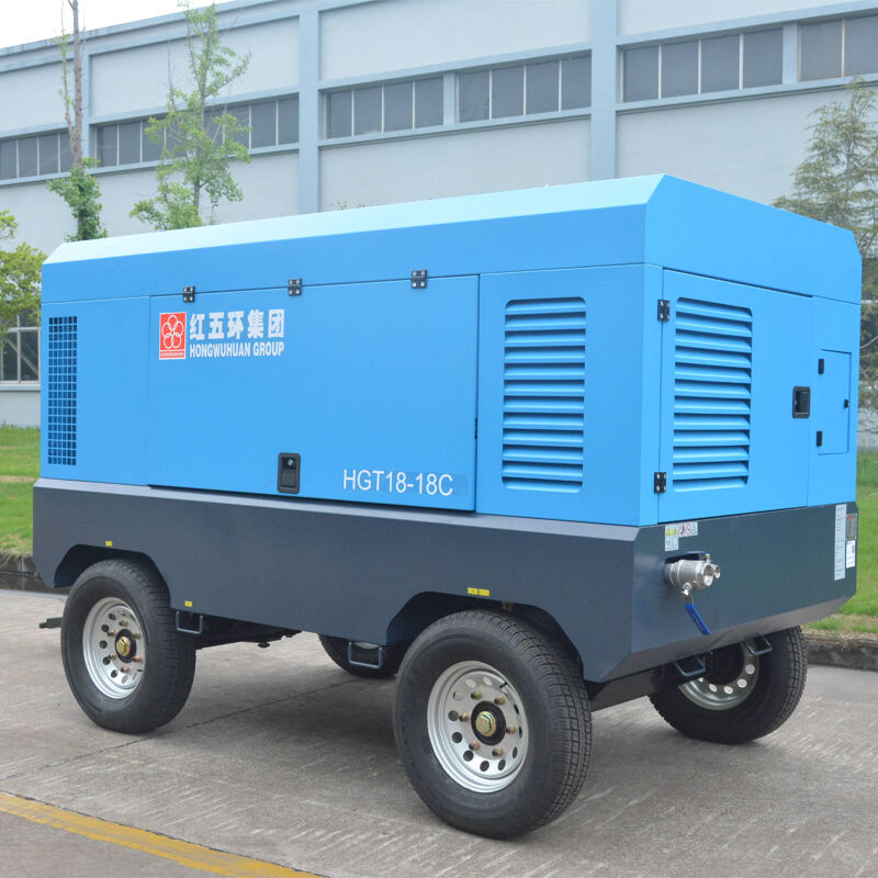 Towable Portable Air Compressor Diesel Screw  HGT18-18C