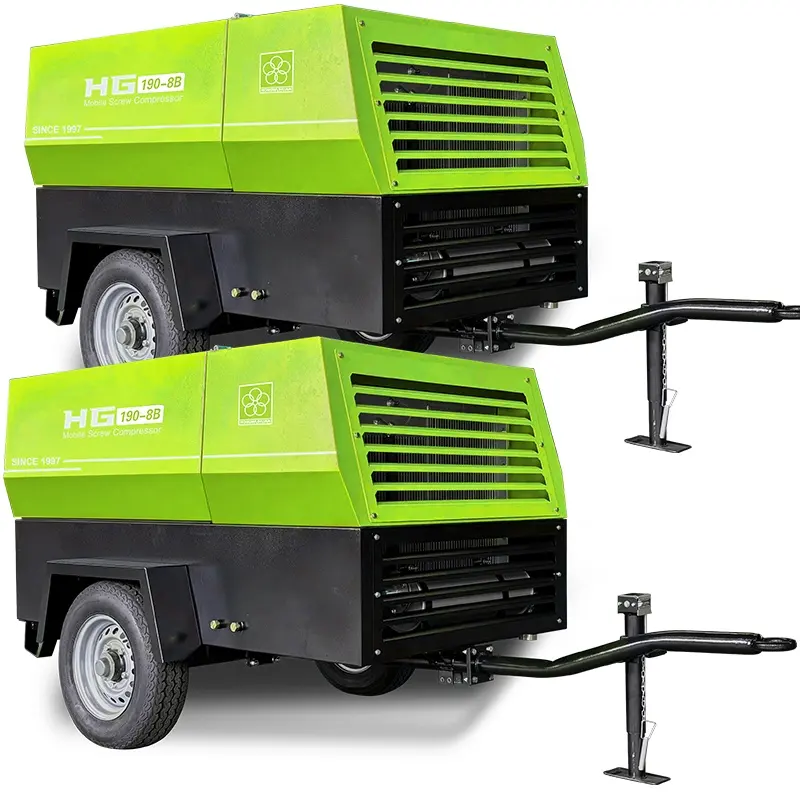 O que procurar ao comprar um compressor a diesel para o seu negócio