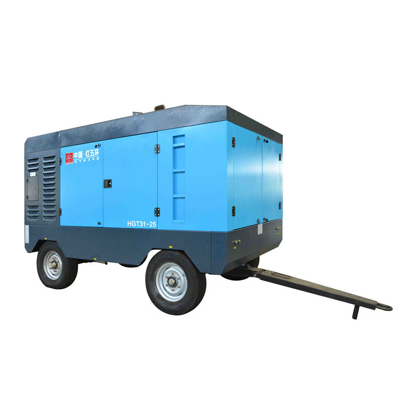 1200 CFM Diesel Screw Air Compressor for Sale HGT31-25C