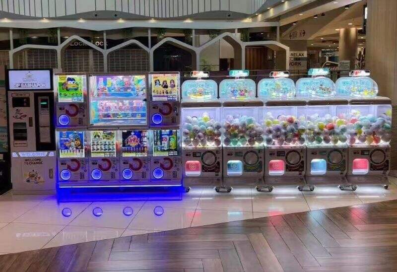 Plassering av kreativ myntutvekslingsmaskin i supermarkeder