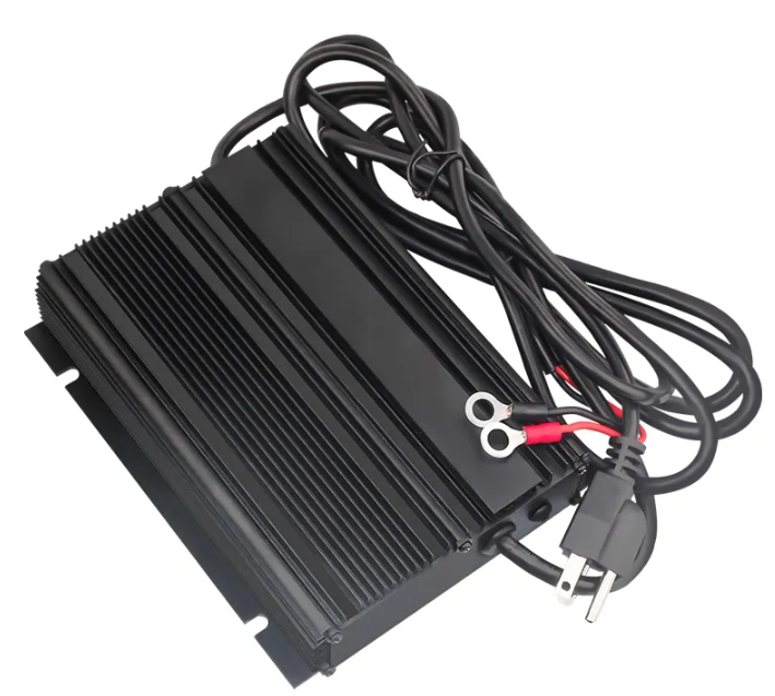 What are the key features to look for in a reliable waterproof battery charger?