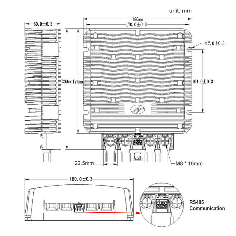 Boost Buck Converter DC 10-60V to 36V 40A Power Supply Regulator Module 1440W High Power Voltage Step Up Down Converters for Car, RV, Marine, Drone, Solar System