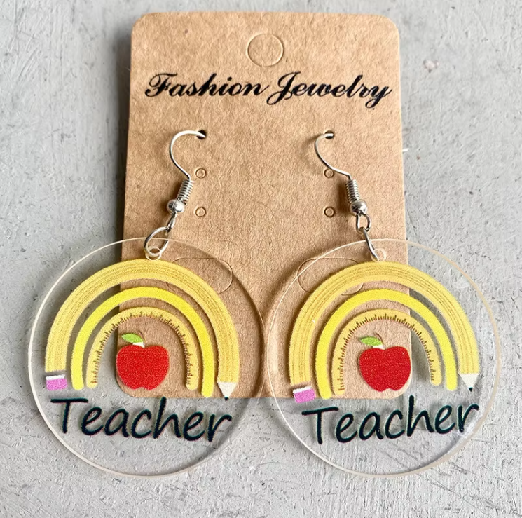 יצרן אוזניות מותאם אישית | אוזניות אקריליות עם קישוט סילבר סטרלינג | ייצור לפי דגם OEM/ODM