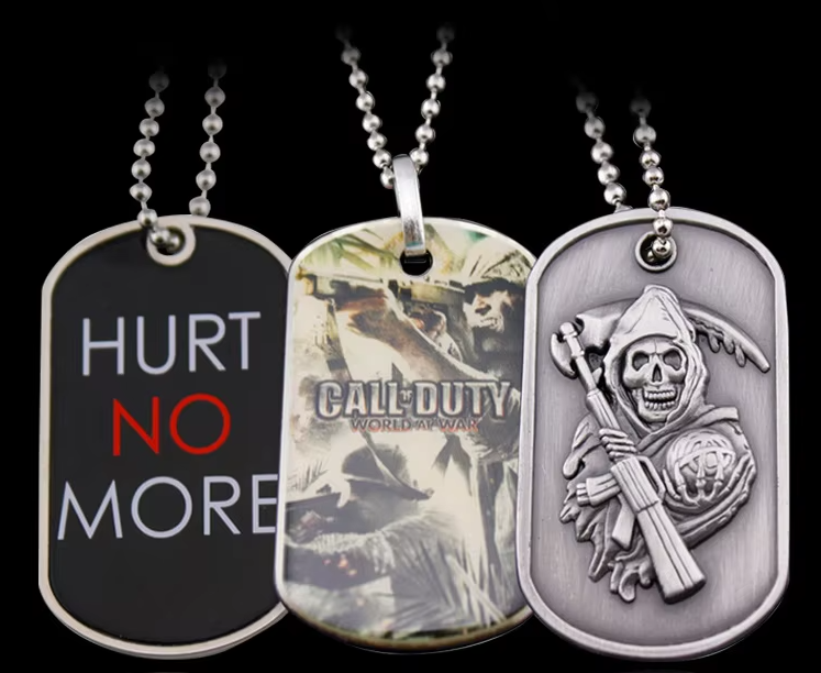 Individualizovaný psí štítek | Vytesaný nerezový pendent na krk | Dodávka z továrny OEM/ODM