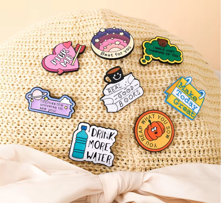 Low Price Colorful Cartoon Brooch Hats Clothes Lapel Badge Metal Pins Custom Soft Enamel Pin - Made to Order | OEM/ODM