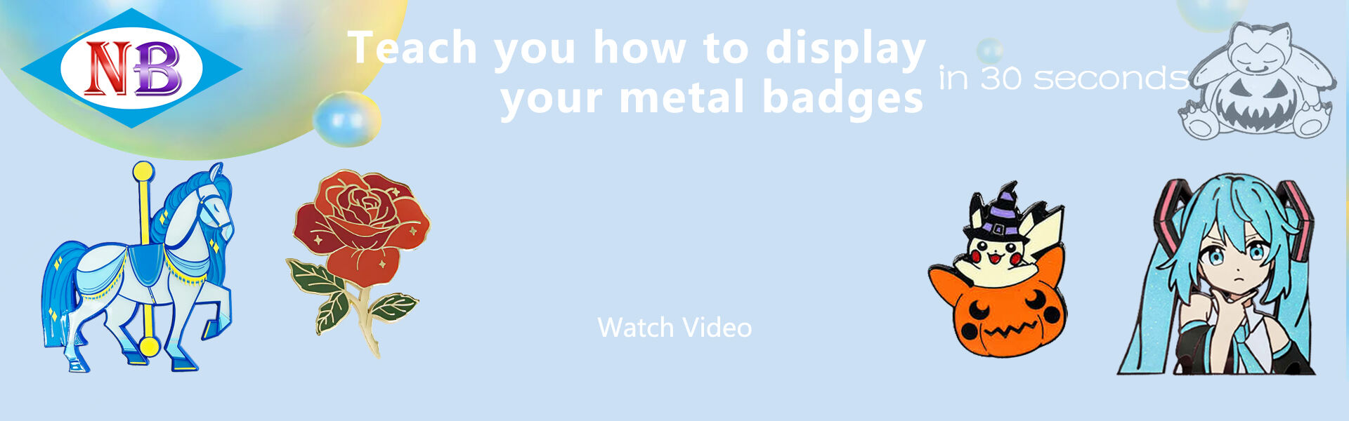 Teach you how to display your.metal badges