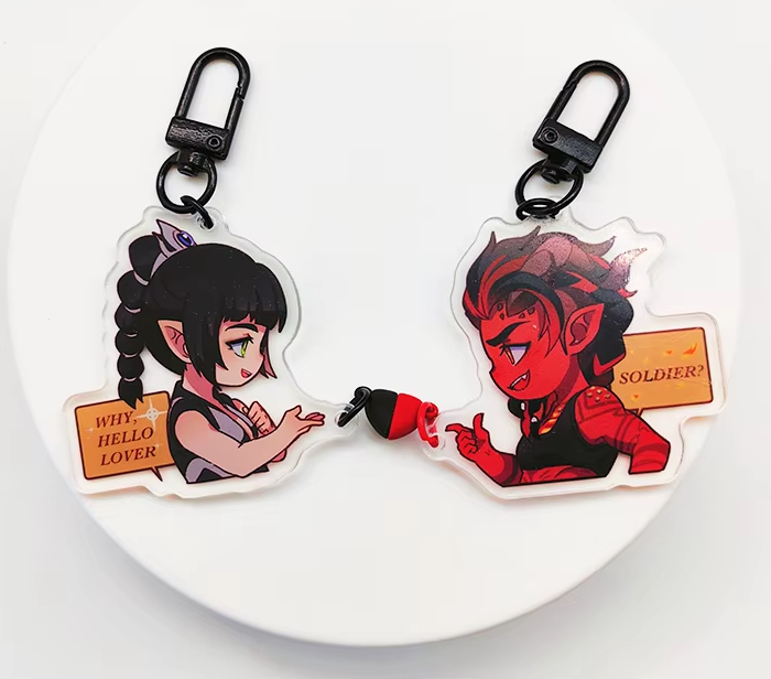 Vyrobené na zakázku - Akryl, Kov a Kreativní šperky na klíče podle objednávky