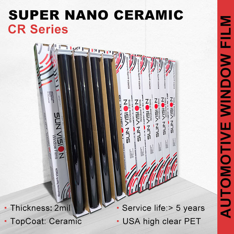 100% UVR kulay-niyebo nano ceramic IRR92%-95%
