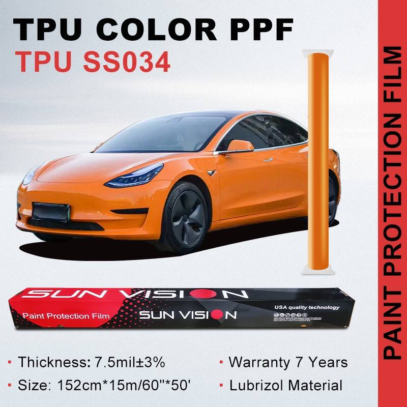 Vitality Orange 7.5mil Color PPF TPU Pelikula