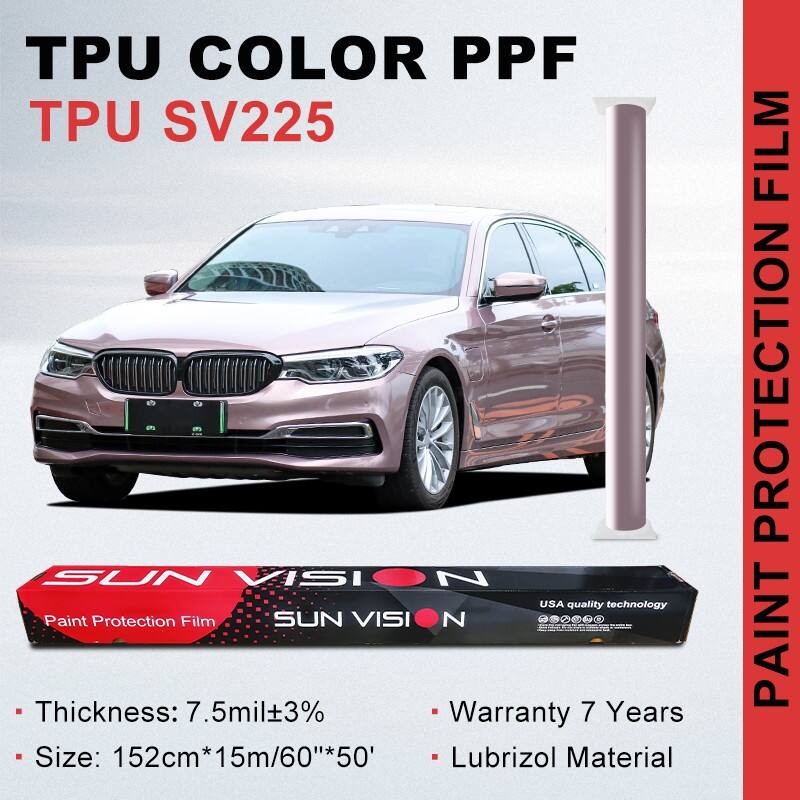 Anti Scratch Impassioned Pink Color PPF TPU Film