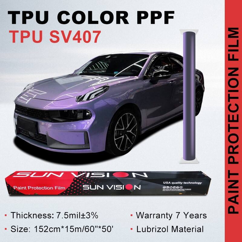 Dreamlike Grey Purple Color PPF TPU Film