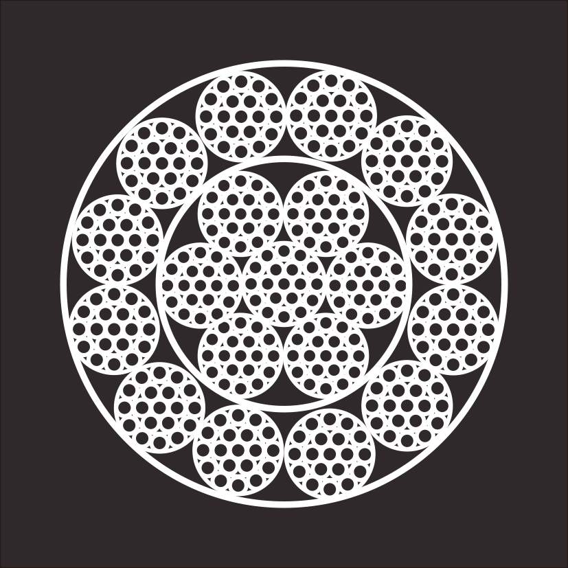 NON-ROTATING STEEL WIRE ROPE (UNGALVANIZED AND GALVANIZED) 18X19+IWS