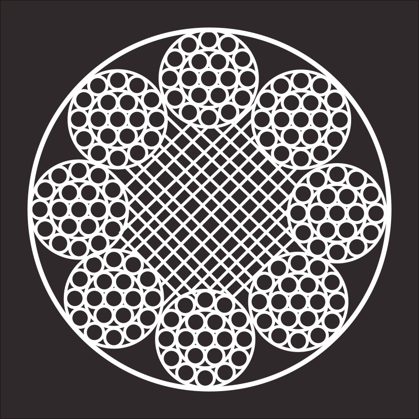 STEEL WIRE ROPE (UNGALVANIZED AND GALVANIZED)8X25Fi+FC