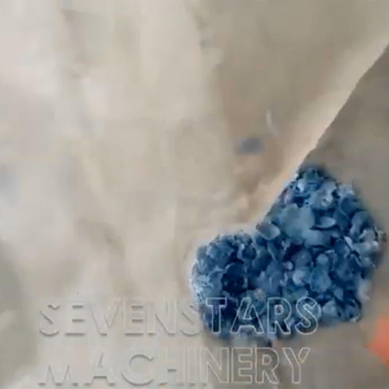 Maschinentest für Plastikfolien-Granulation