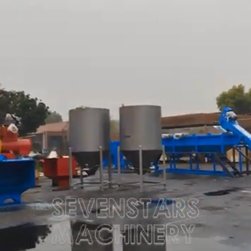 Versand der Plastikrecyclinganlage