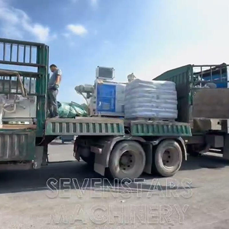 Shipment of plastic machinery