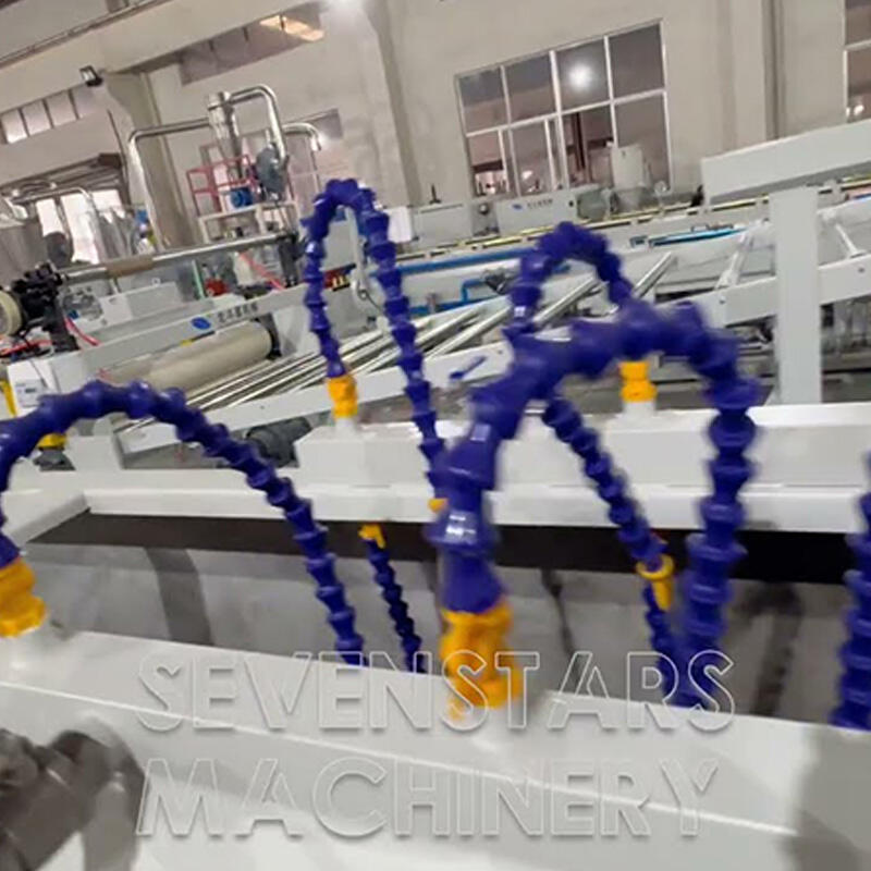 PVC profile production line testing