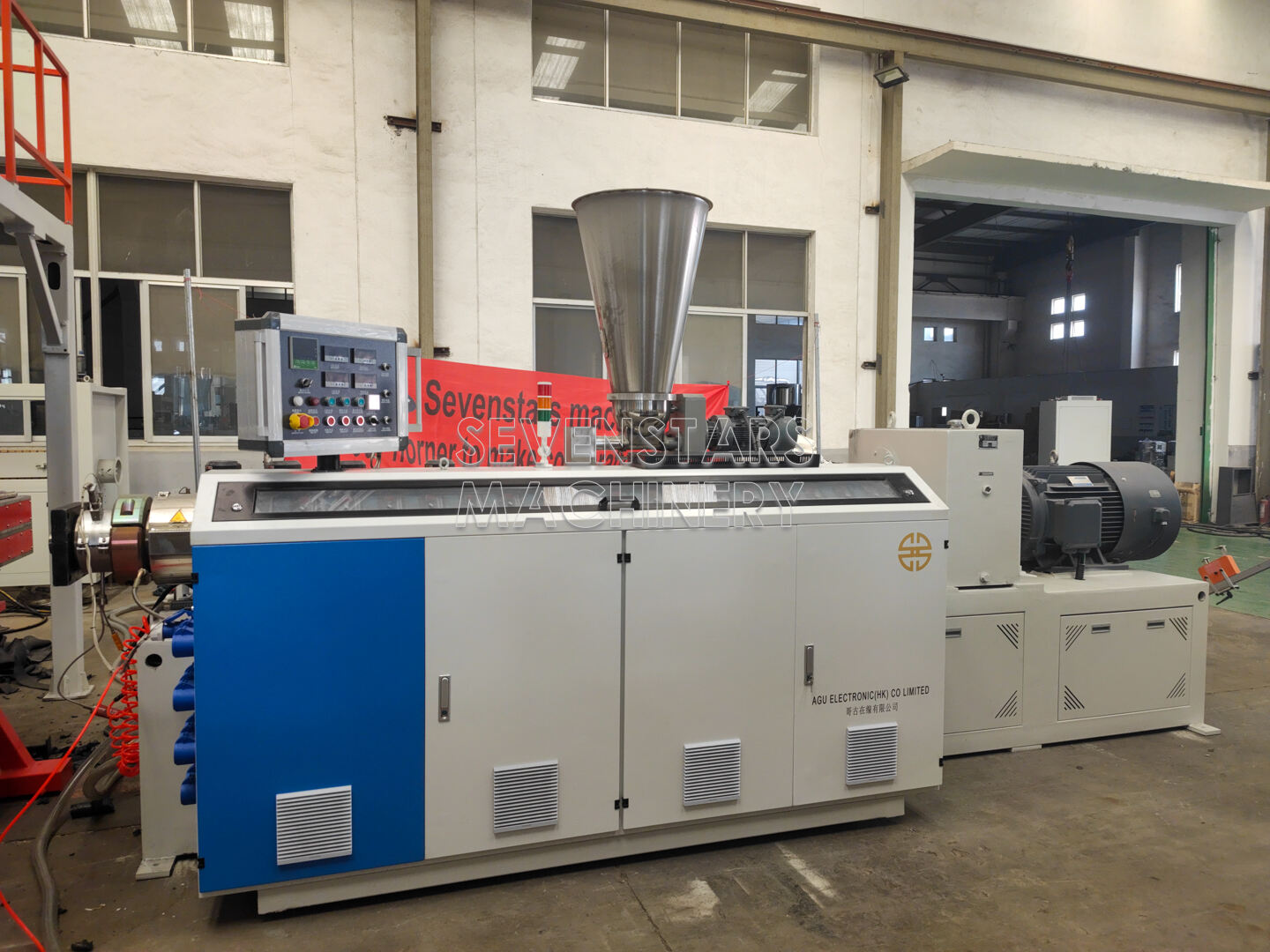 Plastic SPC Flooring Stone Making Machine WPC SPC Floor Extrusion Line 2 Layers SPC Floor Board Production Line supplier