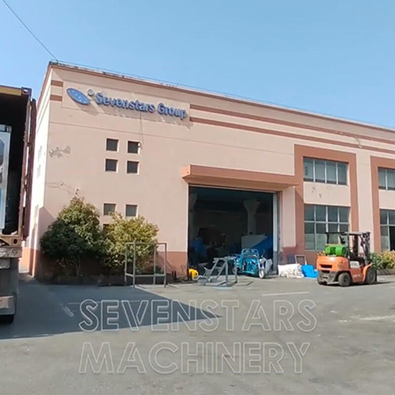 Plastic extrusion production line shipment overseas