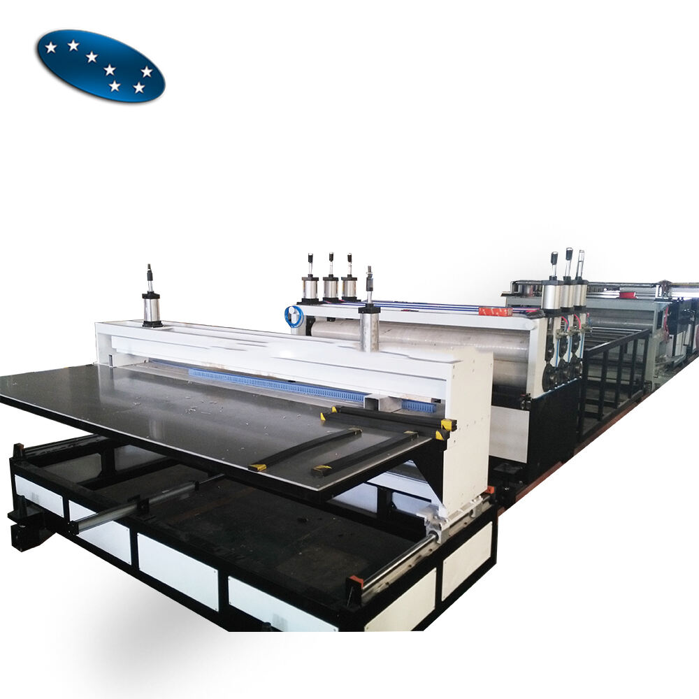 915mm Expressway soundproofing board making machine PC hollow sheet production line