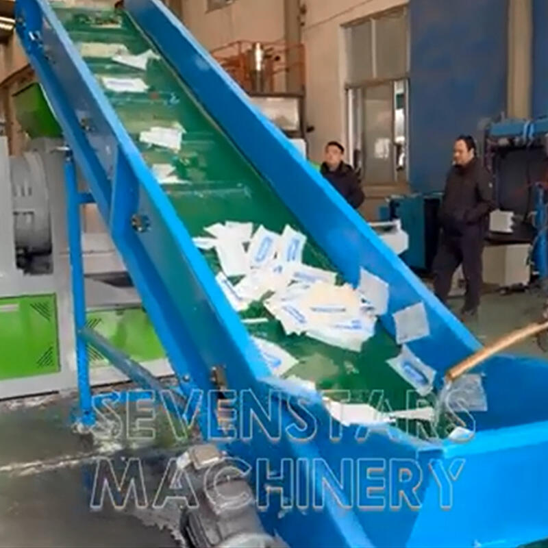 PE film squeezing dryer testing