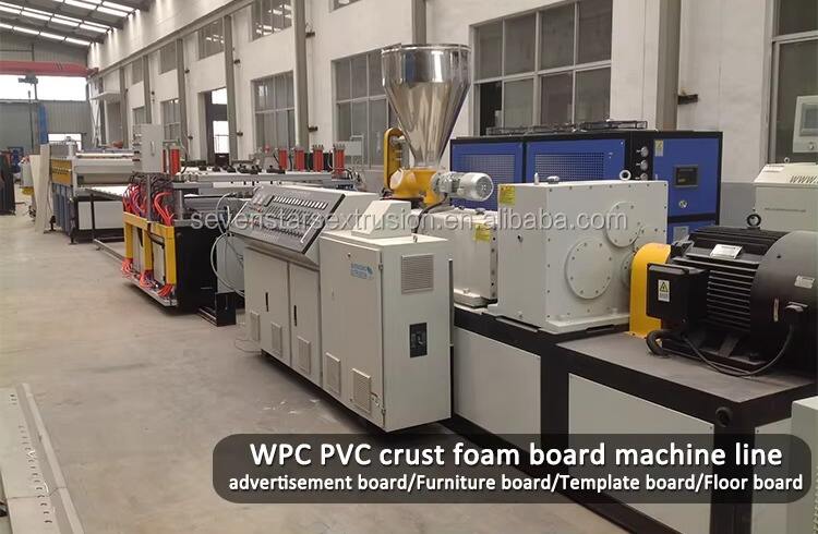product wpc pvc skinned foam board making machine pvc foam sheet production line pvc foam panel extrusion line-2