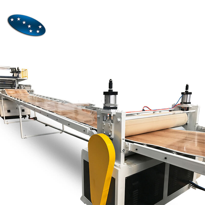 Five Roller PVC Vinyl Flooring LVT SPC Vinyl Floor Extrusion Machine Production Line