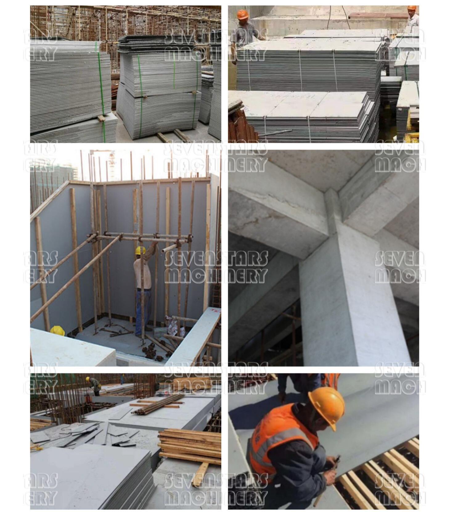 PP Sheet Recycled Building Fireproof Template Construction Hollow Board PP Formwork Template Machine factory